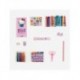 Coffret de coloriage Hello Kitty avec valise rose