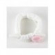 Turbante de maquillaje Hello Kitty blanco con lazo rosa