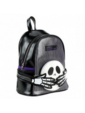 Sac à dos noir en similicuir Nightmare Before Christmas avec Jack Skellington