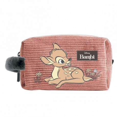 Trousse de toilette voyage Disney Bambi rose foncé