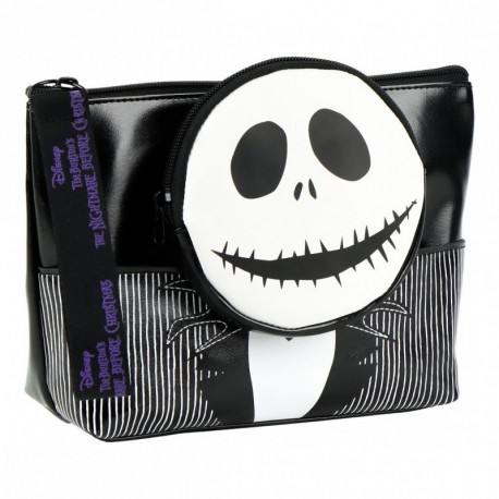 Trousse noire Nightmare Before Christmas avec visage de Jack