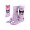 Chaussettes Hello Kitty Kuromi Violet Taille Unique