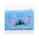 Trousse de toilette bleue Stitch en matière polaire