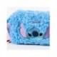 Trousse de toilette bleue Stitch en matière polaire