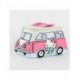 Trousse de toilette Hello Kitty rose et blanc en forme de van