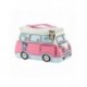 Neceser de aseo Hello Kitty rosa y blanco en forma de furgoneta