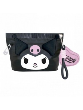 Neceser de aseo Hello Kitty Kuromi negro