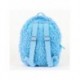 Sac à dos bleu en sherpa avec design Stitch