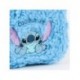 Mochila azul de sherpa com design Stitch