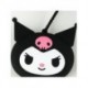 Sac noir Hello Kitty Kuromi avec imprimés roses
