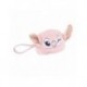 Porte-monnaie rose en mouton avec design Angel de Stitch