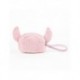 Porte-monnaie rose en mouton avec design Angel de Stitch