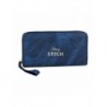 Portefeuille en Similicuir Bleu Stitch 100% PU