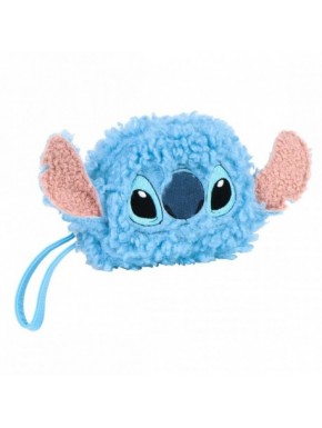 Portefeuille bleu en polaire avec design Stitch