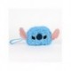 Cartera azul de borreguillo con diseño de Stitch