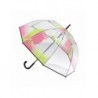 Guarda-chuva Manual Wicked 60 CM Transparente e Rosa