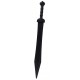 Espada romana Gladius negra para entrenamiento de 81 cm