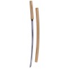 Katana Shirasaya Aço e Madeira com Suporte 100 cm