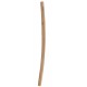 Katana Shirasaya de acero y madera con vaina