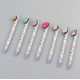 Caneta surpresa de gel apagável BT21 com topper de silicone