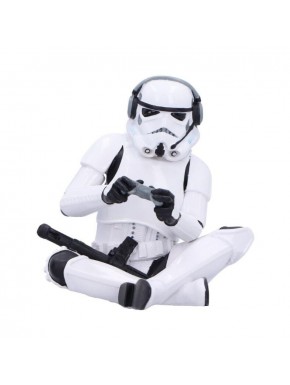 Figura Stormtrooper Gamer con mando y auriculares