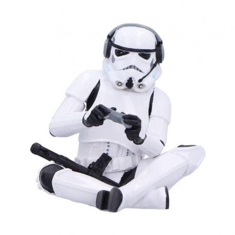 Figura Stormtrooper Gamer con mando y auriculares