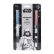 Bolígrafos sables de luz Star Wars Luke y Darth Vader