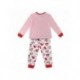 Pyjama long rose Minnie Mouse pour filles