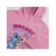 Sweat à capuche rose Stitch pour enfants