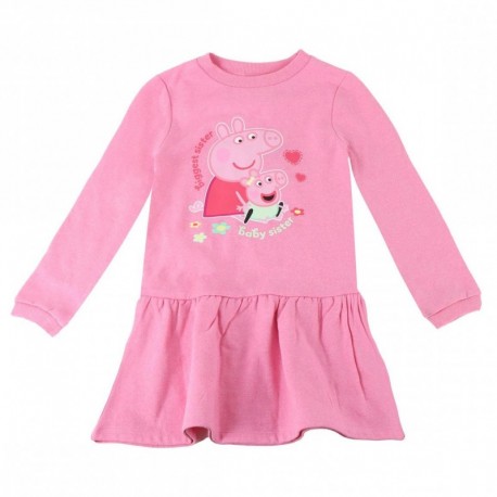 Robe rose Peppa Pig pour filles