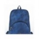 Mochila azul de couro sintético com design de Stitch
