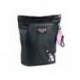 Mochila negra con detalles de Kuromi y Hello Kitty