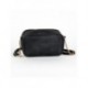 sac noir en similicuir avec logo Minnie