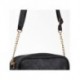 bolso negro de polipiel con logo de Minnie