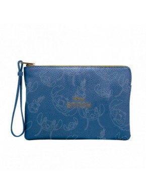 Neceser azul de viaje Stitch con estampado de Disney