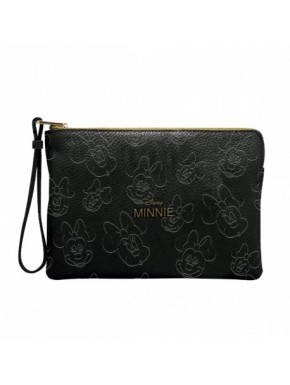 Neceser de aseo Minnie Mouse negro 100% PU