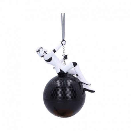 Ornement suspendu Star Wars Stormtrooper sur boule noire