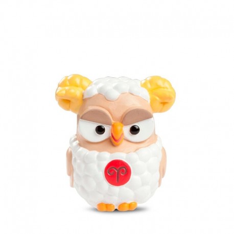 Figura coleccionable Goofi Aries con cuernos dorados