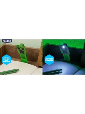 Luz del libro Creeper de Minecraft de Paladone