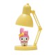 Mini lámpara amarilla My Melody Sanrio con figura en la base