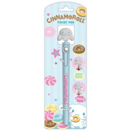 Bolígrafo azul Cinnamoroll con función fidget de Sanrio