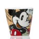 Taza de café con diseño de Mickey Mouse y puntos rojos