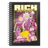 Caderno Espiral Rick & Morty Poster Retrô