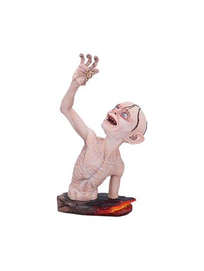 Busto de Gollum de 39 cm sosteniendo el anillo