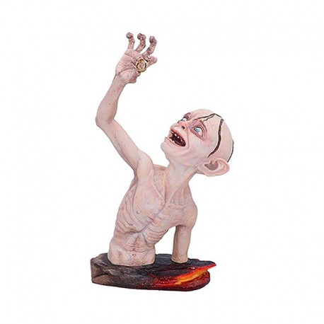 Busto de Gollum de 39 cm sosteniendo el anillo