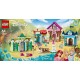Set LEGO Aventura en el Mercado de las Princesas Disney con figuras