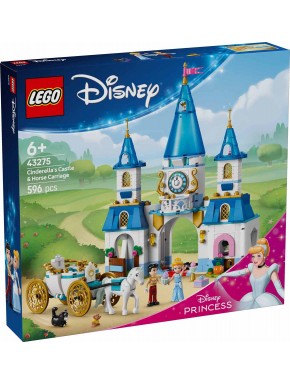 Set LEGO Castillo y Carroza de Cenicienta con figuras y carroza