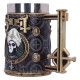 Jarra Ghost Gold Meliora de Nemesis Now con diseño dorado y negro