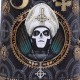 Jarra Ghost Gold Meliora de Nemesis Now con diseño dorado y negro