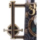Jarra Ghost Gold Meliora de Nemesis Now con diseño dorado y negro